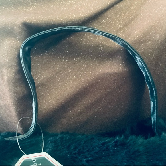 New Black Satin Handbag 12” x 6” - Picture 5 of 7